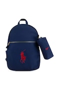 Detský ruksak Polo Ralph Lauren tmavomodrá farba, malý, jednofarebný