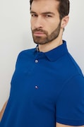 Поло Tommy Hilfiger колір синій візерунок MW0MW17770