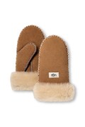 Kožne dječje rukavice UGG boja: bež