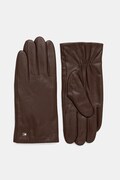 Шкіряні рукавички Tommy Hilfiger колір коричневий AM0AM11482