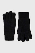Μάλλινα γάντια Barbour Carlton χρώμα: μαύρο