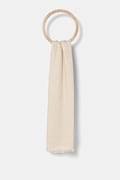Calvin Klein chusta damska kolor beżowy wzorzysta K60K608779