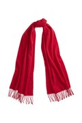 Lauren Ralph Lauren szalik damski z dodatkiem kaszmiru czerwony 454927208