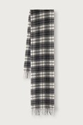 Barbour szalik wełniany szary USC0001