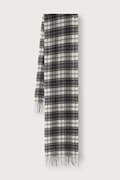 Barbour szalik wełniany szary USC0001