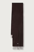 Barbour szalik wełniany beżowy USC0008