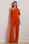 Overal Lauren Ralph Lauren tmavomodrá barva, s kulatým výstřihem, 253909456