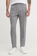 Lacoste teplákové nohavice pánske s bavlnou sivé regular waist XH1440