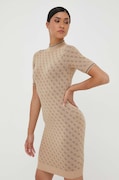 Guess sukienka LISE kolor brązowy mini dopasowana W3YK39 Z37K0