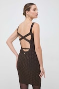 Guess rochie culoarea negru, mini, mulată