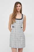Сукня з домішкою вовни Guess колір чорний mini облягаюча