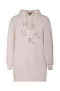 Pinko Up sukienka bawełniana dziecięca kolor beżowy mini oversize