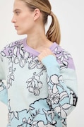 Roxy sweter z domieszką wełny x Rowley damski kolor niebieski