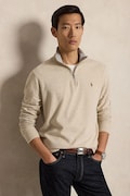 Polo Ralph Lauren bluza męska z bawełną beżowa 710812963