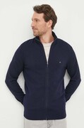 Ζακέτα με μείγμα κασμίρ Tommy Hilfiger χρώμα: ναυτικό μπλε
