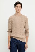 Tommy Hilfiger pulover de bumbac culoarea alb, light, MW0MW33132