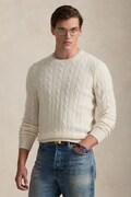 Kašmírový sveter Polo Ralph Lauren béžová farba, ľahké, 710876728