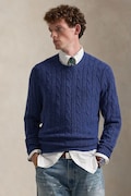 Kašmírový sveter Polo Ralph Lauren modrá farba, ľahké, 710876728
