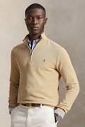 Polo Ralph Lauren cotton jumper brown color