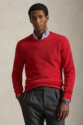 Polo Ralph Lauren gyapjú pulóver férfi, piros
