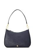 Lauren Ralph Lauren сумочка hobo жіноча шкіряна темно-синя 431883768