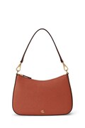 Lauren Ralph Lauren torebka hobo damska skórzana brązowa 431883768