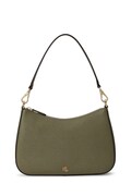 Lauren Ralph Lauren torebka hobo damska skórzana zielona 431883768