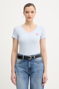 Guess t-shirt damski kolor niebieski W2YI45 J1314