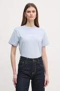 Βαμβακερό μπλουζάκι Calvin Klein γυναικείο, χρώμα: ροζ, K20K205448