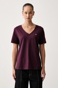 Gant T-shirt damski bawełniany bordowy 4200750