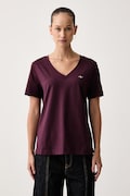 Gant T-shirt damski bawełniany bordowy 4200750