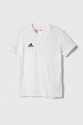 adidas Performance tricou de bumbac pentru copii ENT22 TEE Y culoarea alb, cu imprimeu