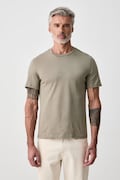 Guess T-shirt męski bawełniany AIDY zielony M2YI72 I3Z14