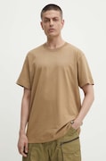 G-Star t-shirt bawełniany kolor beżowy gładki
