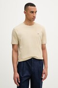 Gant T-shirt męski bawełniany beżowy 2003184