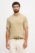 Gant t-shirt bawełniany męski kolor zielony gładki