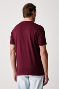 Gant T-shirt męski bawełniany bordowy 2003184