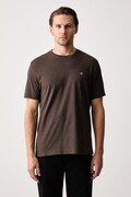Gant T-shirt męski bawełniany brązowy 2003184
