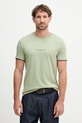 Bavlnené tričko Tommy Hilfiger pánske, tmavomodrá farba, s nášivkou, MW0MW32584