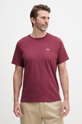 Barbour basic tričko pánské bavlněné ESSENTIALS burgundské MTS0331