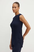 Μπλουζάκι Max Mara Leisure χρώμα: ναυτικό μπλε, 2426366027600