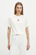 BOSS t-shirt bawełniany damski kolor beżowy 50526205