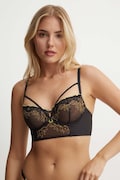 Сутиен Chantelle в черно от полупрозрачна материя с десен C22BK6