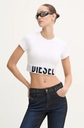 Μπλουζάκι Diesel UFSB-COTTON-RACE-BRALETTE χρώμα: άσπρο, A14593.0HMAU