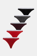 Tanga Calvin Klein Underwear 5-pack více barev, 000QD5221E