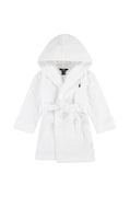 Polo Ralph Lauren halat de baie din bumbac pentru copii culoarea alb, 8P0188