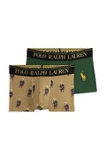 Bombažne boksarice Polo Ralph Lauren 2-pack zelena barva, 714843425