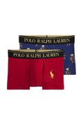 Bombažne boksarice Polo Ralph Lauren 2-pack zelena barva, 714843425