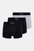 Lacoste bokserki 3-pack męskie kolor czarny 5H5154
