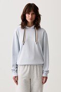 BOSS домашен суичър дамски CP Stripe Hoodie виолетов 50524760